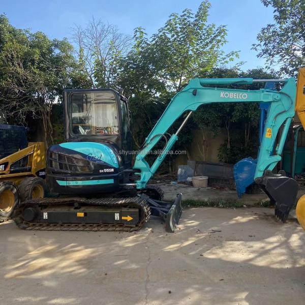 5 Ton Used Kobelco SK55 Excavator with Original Hydraulic Cylinder in Good Condition