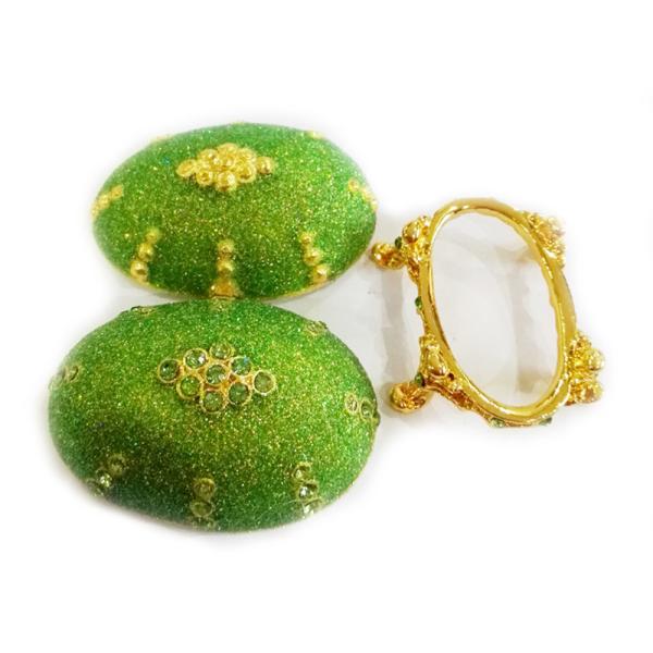 Russian Easter Egg Jewelry Box Crystal Trinket Holder Ring Organizer Home Decor Faberge Egg for Jewelry Boxes Gift