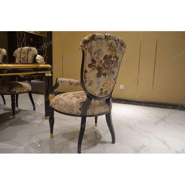 2016 Alibaba Hot sale oval back genuine leather dining chair TV-008