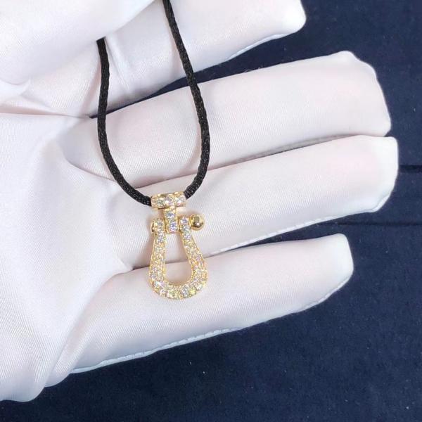 Force 10 Pendant Hot Selling 18k Gold Necklace Fashion Fine Natural Stone Diamond Gold Pendant Necklace