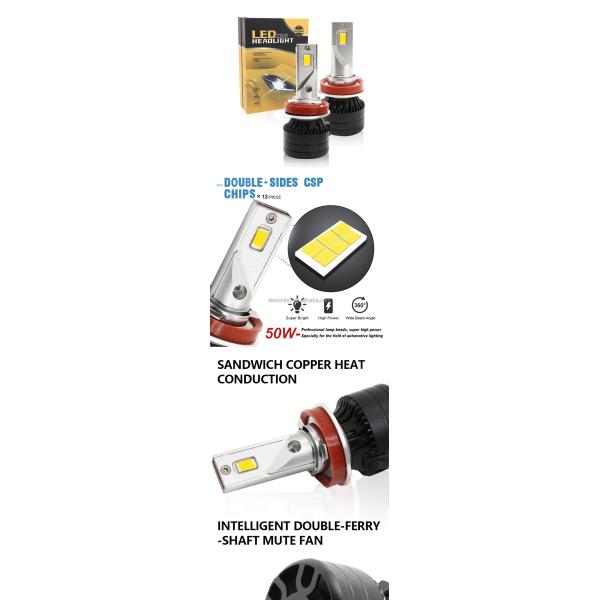 factory H8 50W 5730 fog lights 30w led headlight fog lights h11 led headlight bulb for car