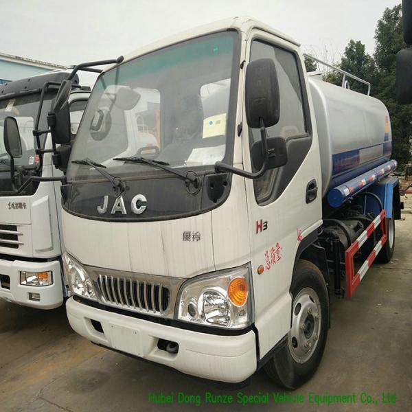 JAC Road Wash Water Carrier Truck 5000L With Water Pump Sprinkler For Clean Water Delivery and Spray