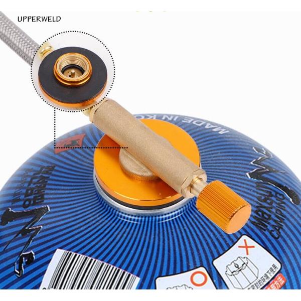 Outdoor Gas Camping Stove Propane Refill Adapter and Heating Torch for Easy Connection