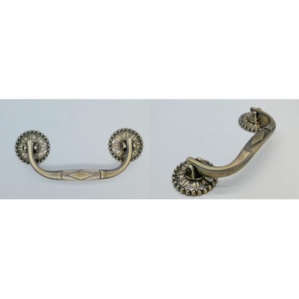 Compact Casket Handles Wholesale 14cm Hole Distance ZH05 With Screw Rod