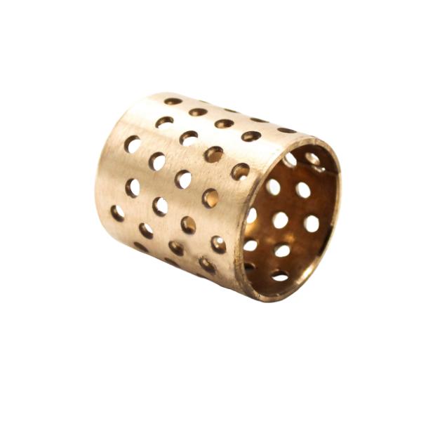 cylinder wrapped bronze beaing with through holes