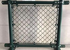 Quality 4mm Thickness 4 Ft Green Cyclone Fence Pvc Coated Diamond Wire Mesh wholesale