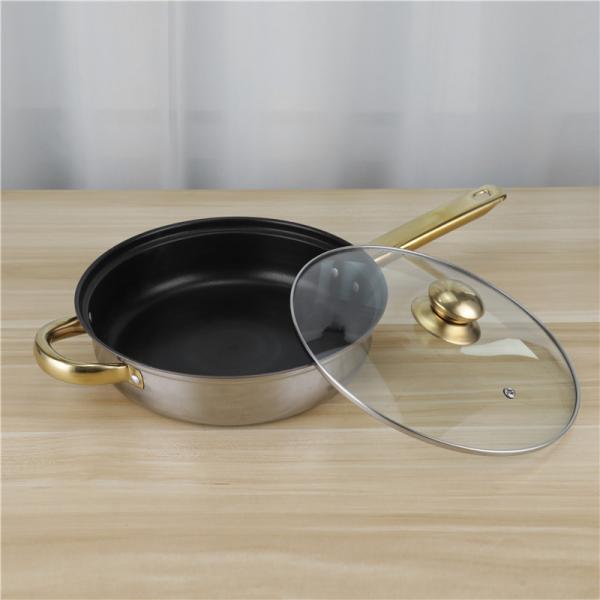 12pcs Stainless Steel Cookware 410 Cooking Kettle Frying Pan Soup Pot