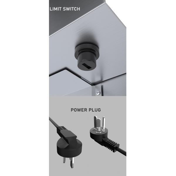 Commercial Kitchen Equipment Electric Fryer Machine with Performance in 265x410x290mm Size