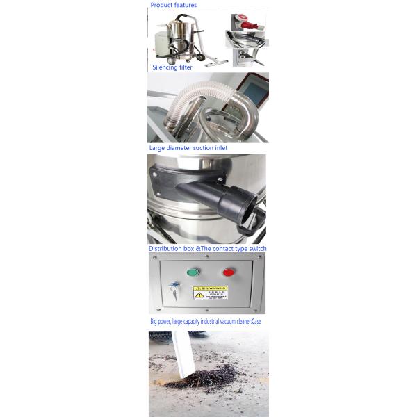 Buy Stainless steel and metal frame 60L three-phase electric vacuum cleaner