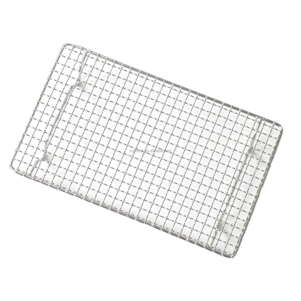 16 * 10 Inch Cooling Rack For Baking BBQ Grill Mesh Metal BBQ Barbecue Grill Grilling Mesh Wire Cooking Net Outdoor
