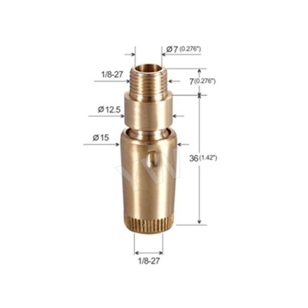 Commercial Lighting Raw Brass Universal Joint Custom Color Plated With Wing Nut