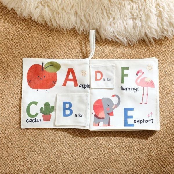 Alphabet Cloth Books Cute Soft Baby Book Kids Montessori Toys Preschool Early Learning Educational Toy for Children Toddlers
