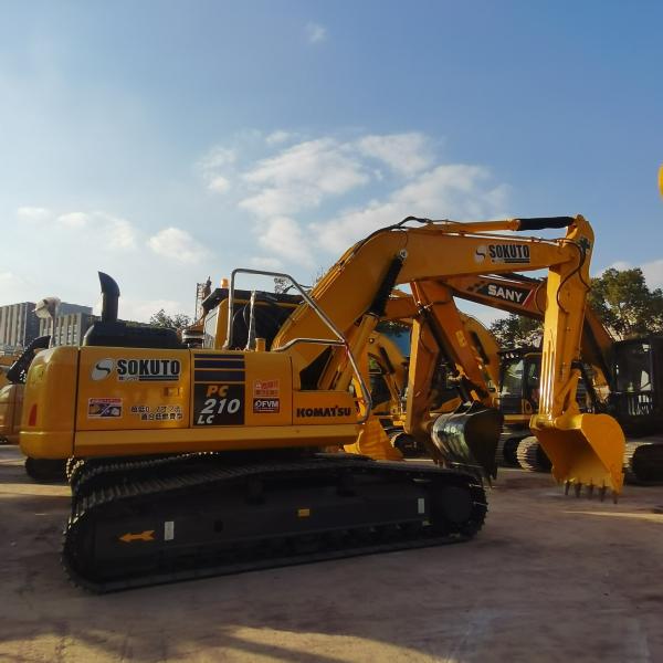 Japan Used Komatsu PC210 Crawler Excavator with Original Color at Affordable