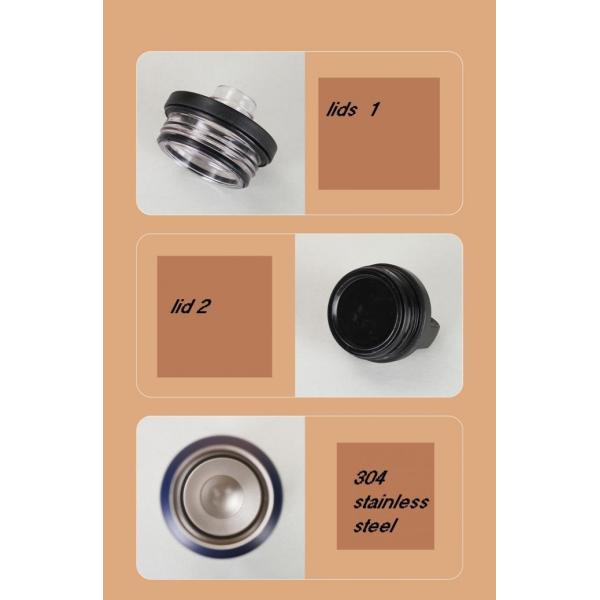 600/800/1100ML Outdoor Sports Stainless Steel Hiking Water Bottle Lightweight Double Walled Stainless Steel Water Bottle Easy Chug Design