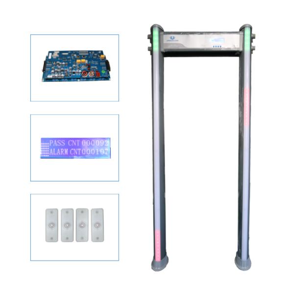 High Density Fireproof Materia Walk Through Gate / Metal Detector Body Scanner