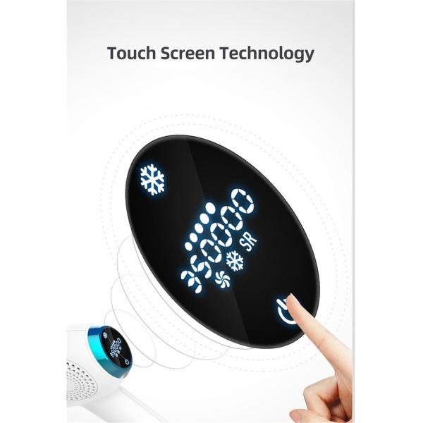 LCD Touch Screen 40W Intermittent Flash Justtide Laser Hair Epilator