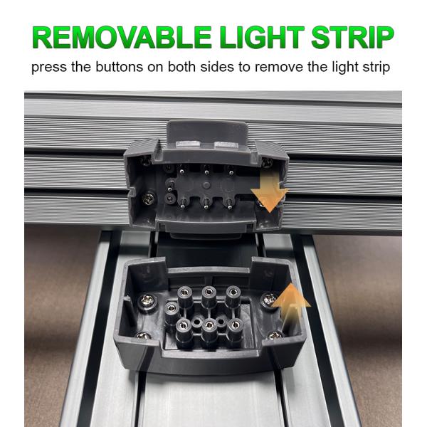 High PPFD Detachable LED Grow Light 500W Full Spectrum LM281B LED Grow Tent Lights