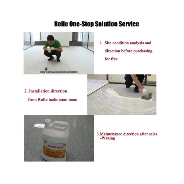 Moisture Proof Relle Flooring Anti Static PVC Vinyl Floor For Hospital