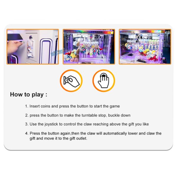 Customized Wholesale 4-Player Mobile Indoor Amusement Park Coin-Operated Arcade Games Four People Clip Machine
