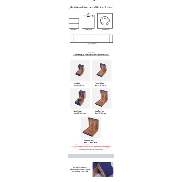 OEM Logo Eye Catching Velvet Jewelry Packaging Set with LED Light Soft Touch Lining