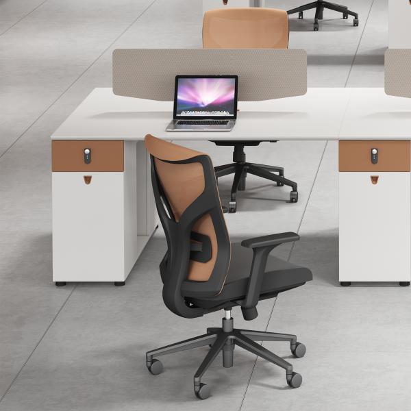 Wooden 2 4 6 Seat Cubicles Desk Workstation Office Furniture Modular Office Desk Work Station