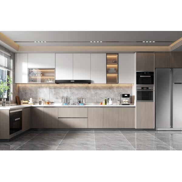 Customized Kitchen Cabinets Classic Italy Style Wooden Cabinet For Villa