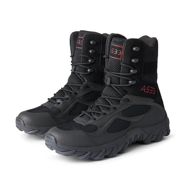 Men's High Top Tube Tactical Military Boots Breathable Slip Resistant EU 37-46