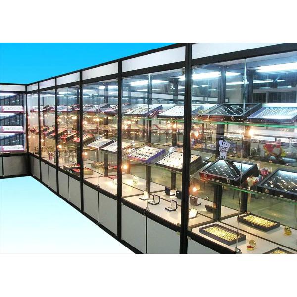 18k Gold Rhinestone Stainless Steel Jewelry Set Circle Overlap Necklace And Bangle Set