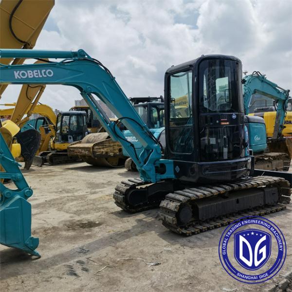 Kobelco SK55 Excavator Original Kobelco 5.5 Tons Used Mini Excavator