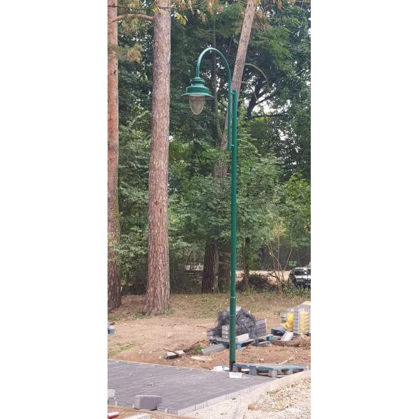 Pendant Aluminum Housing IP66 IK08 LED Luminaire European Style 30W-80W LED Garden Light Used In Parks And Residential Areas