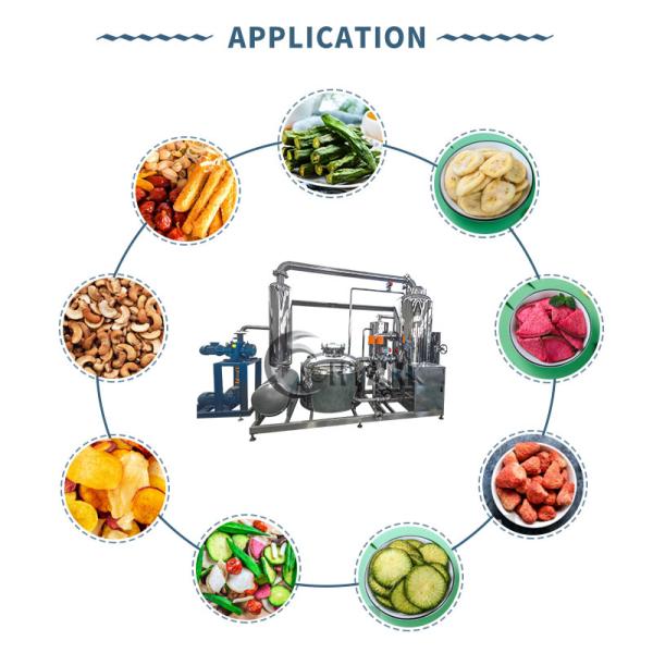 Fruit Vegetables Jackfruit Vacuum Fried Chips Machine