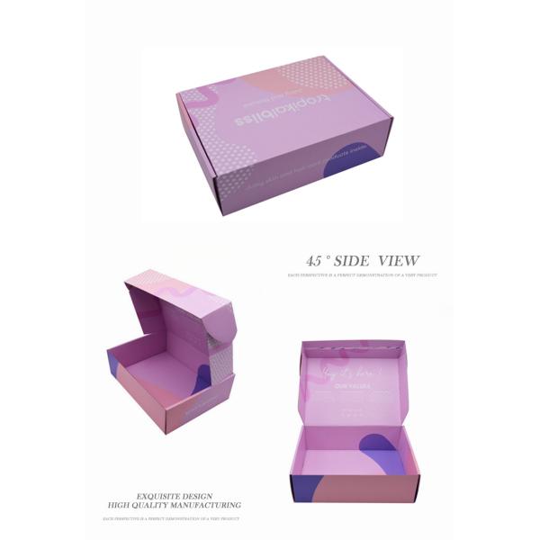 Custom Printed Subscription Boxes / Foldable Gift Box For Shipping Packaging