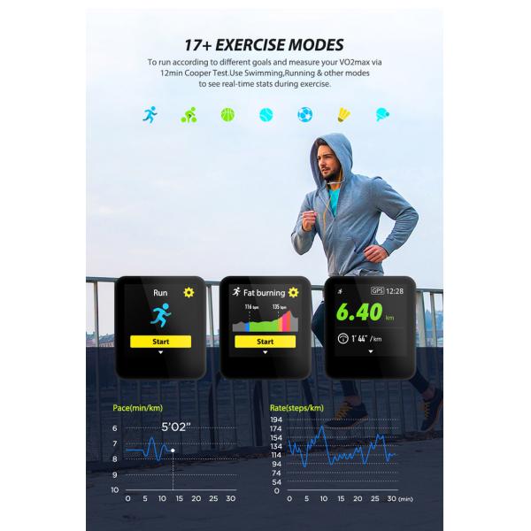 Pedometer Color Screen Gps Bluetooth Watch