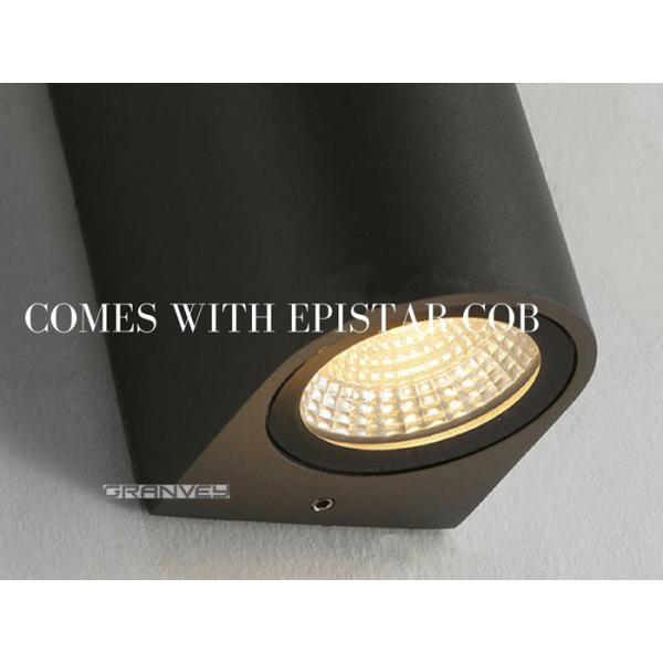 Contemporary Black Up Down Outdoor Wall Lights , Exterior Wall Sconce 2700K-6500K