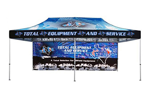 3X6 Portable Pop Up Canopy Tent Custom Logo With Highly Attached Velcro