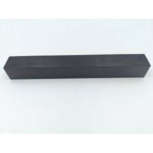 Black Anodized Extruded Aluminum Tube / Waterproof Square Aluminum Tube