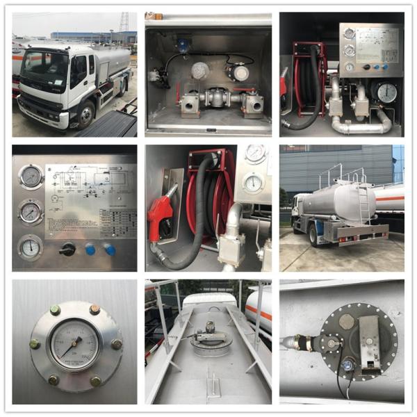 ISUZU FTR 10CBM Professional Aircraft Refueling Truck Aluminum Alloy