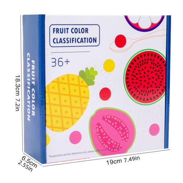 Wholesale Fruit Color Matching Bead Game Wooden Kitchen Toy Pretend Play Toy Early Educational Toys