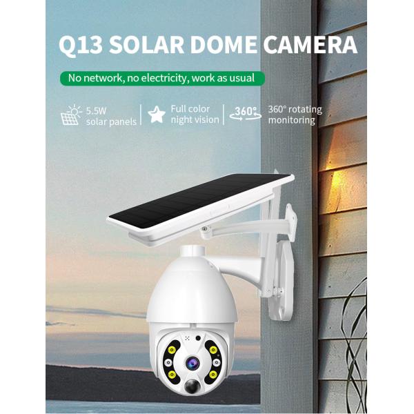 Sensor Motion Detection Wireless Solar Camera Security Alarm Wifi Solar Camera