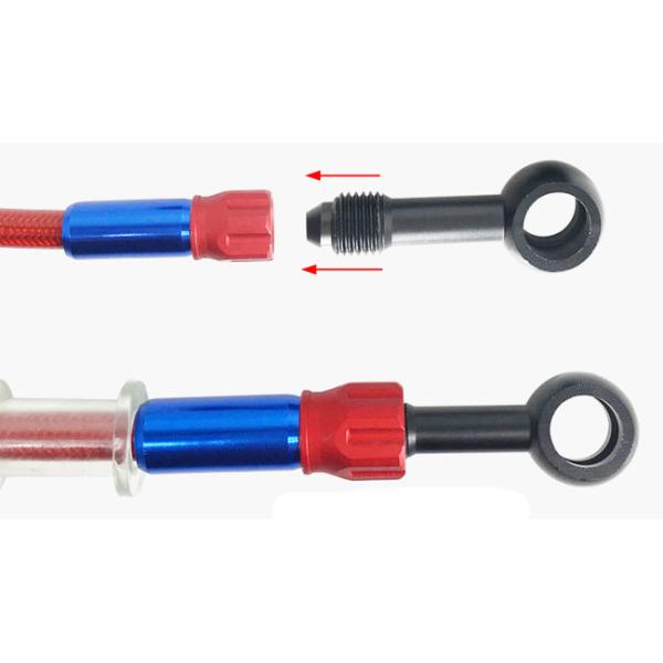 M10 Front Rear Hose Pipe Kit Lightweight 6061 T6 Aluminium Material