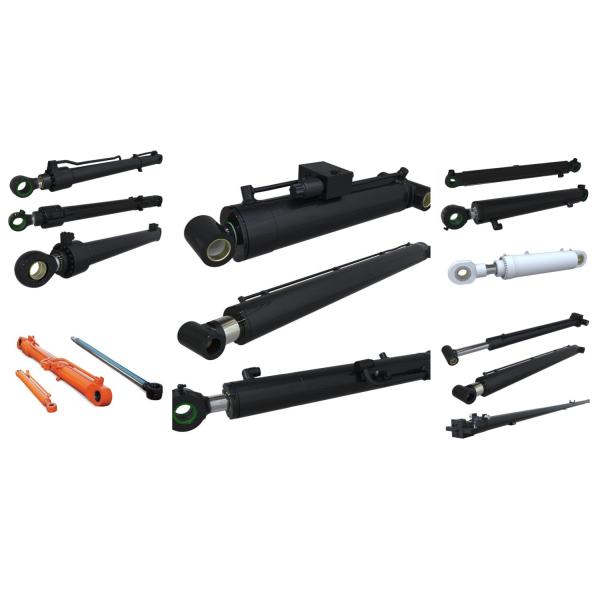 Excavator Hydraulic Bucket Cylinder Heavy Duty Oil Cylinder Replacement Parts