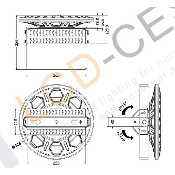 SMD3020 High Lumen LED Flood Light