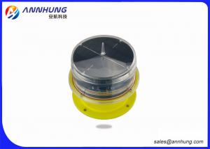 Quality Helipad LED Aviation Obstacle Light With Solar Panel Die Casting Aluminum wholesale