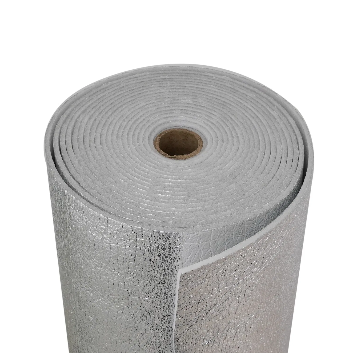 Custom Thickness Double Sided Pure Aluminum Foil EPE / XPE Foam Insulation for Roof / Wall / Floor / Car