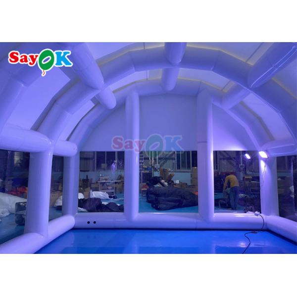 TPU Inflatable Bubble Dome Building Covered Air Cover Water Tent 23x18ft