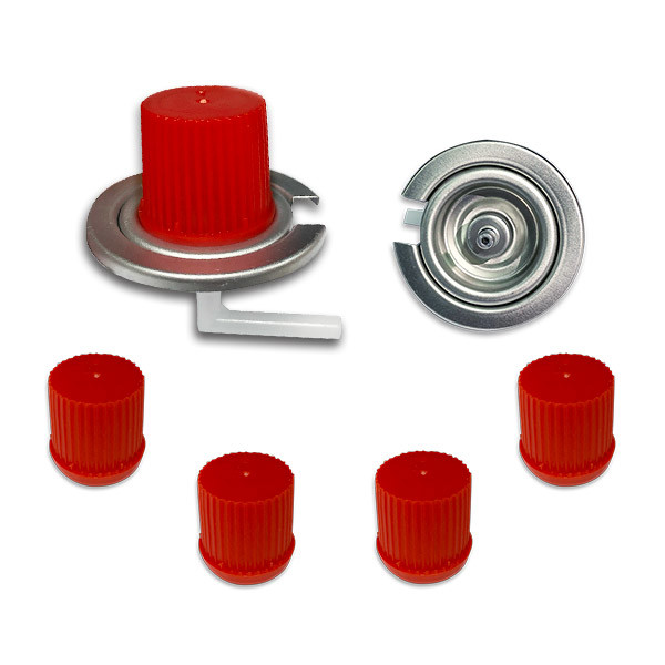 Tinplate Butane Fuel Canister Butane Gas Valve 1 Inch Camp Gas Stove Valve