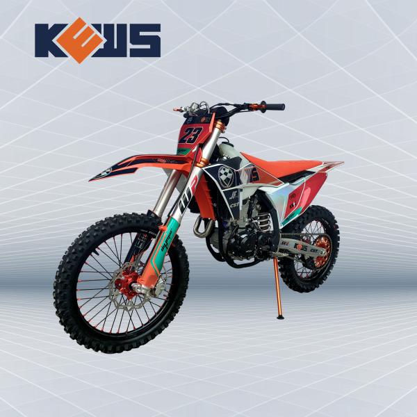 K23 Model Enduro Dirt Bikes Zongshen NC300S Water Cooled Four Stroke Red And Black Motorcycles