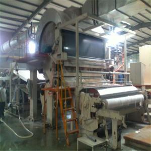 China Pulp And Paper Mill 3-16T/D Toilet Paper Machine on sale