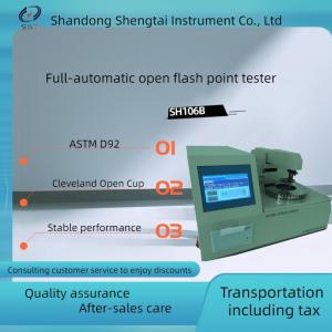 Quality Petroleum oil open flash point tester ASTM D92 Flash Point Tester  petroleum oil tester  Electronic ignition wholesale