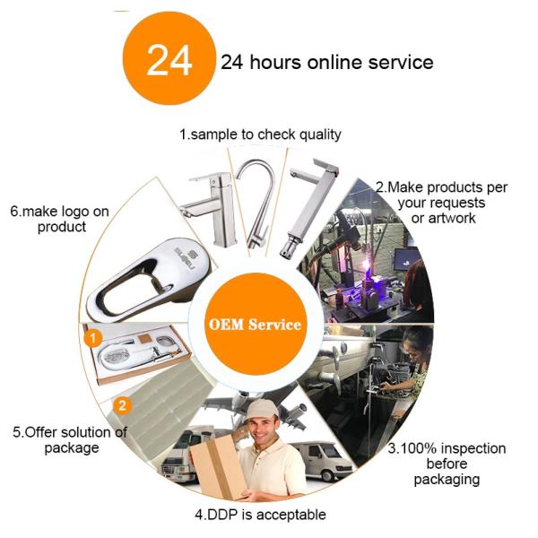 Healthy Hygienic Lead Free Single Cold Basin Tap Surface Plating Process